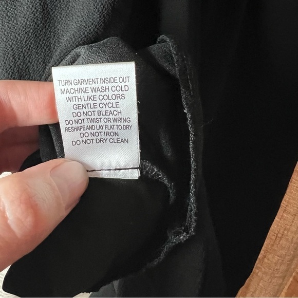 Black Pom Pom Trim Cinched Waist High-neck Romper Size Medium - Picture 14 of 15